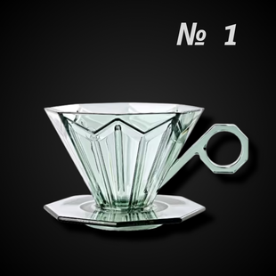 Воронка для проливання кави pour-over з харчового пластику 4074 фото