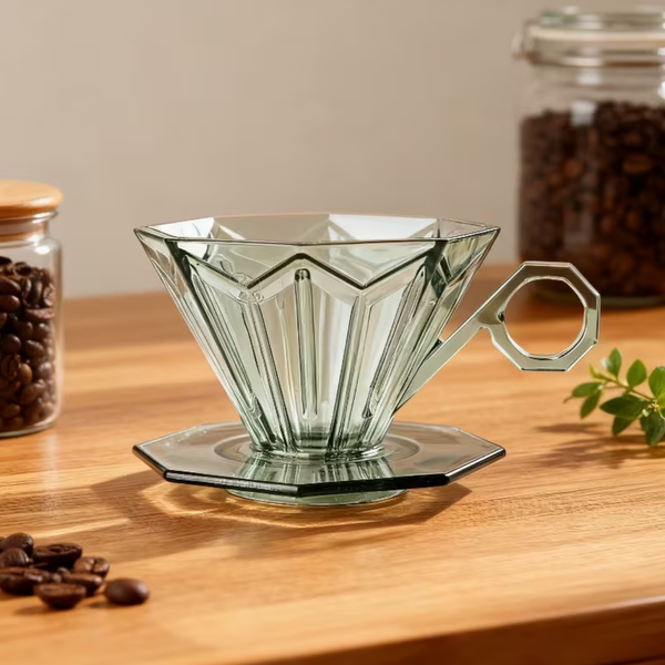 Воронка для проливання кави pour-over з харчового пластику 4074 фото