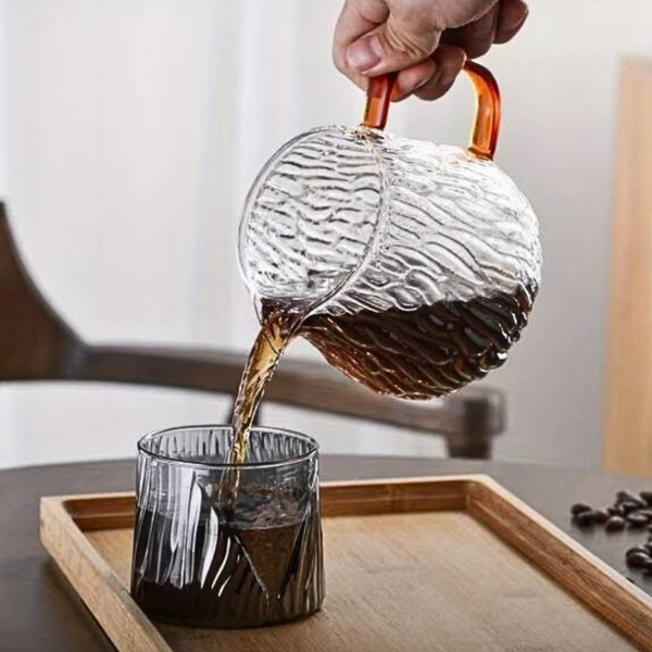 Скляний набір для заварювання кави Pour Over Crystal 500 мл 4099 фото