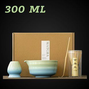 Набор для чая матча (300 мл) &mdash; керамическая чаша тяван с носиком 5313 фото